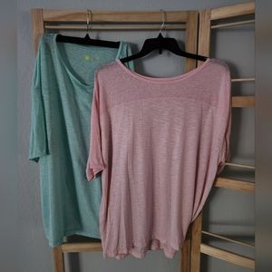 2 lightweight workout tops